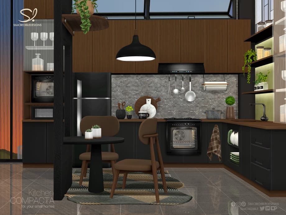 Галерея мода Набор для столовой Compacta Dining Area #1